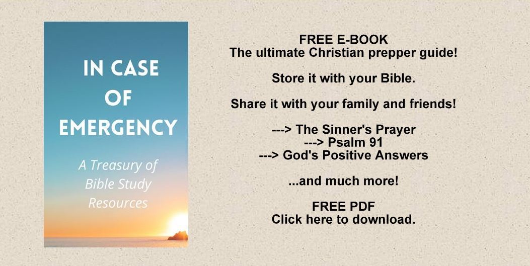 In Case of Emergency is a free e-book of Bible study resources.